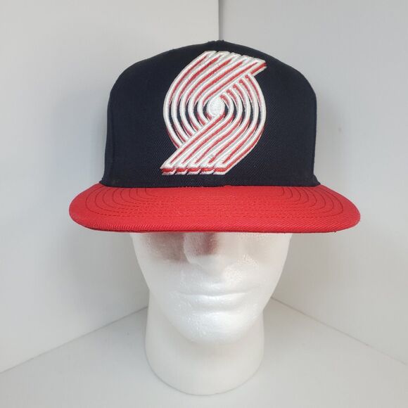 Portland Trailblazer Snapback Wide Brim Underbill Spellout 3D Logo Adidas - Picture 1 of 12